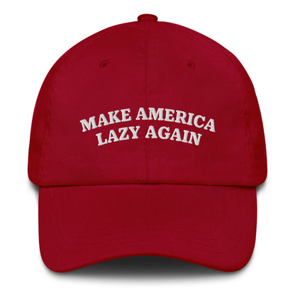 MAKE AMERICA LAZY AGAIN HAT